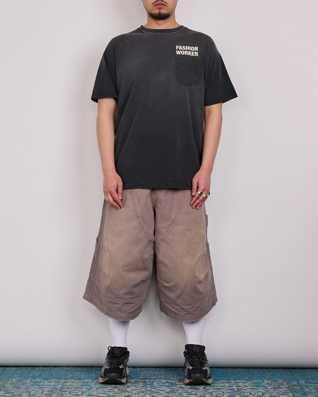 Willy Chavarria Fashion Worker Easy T-Shirt Black