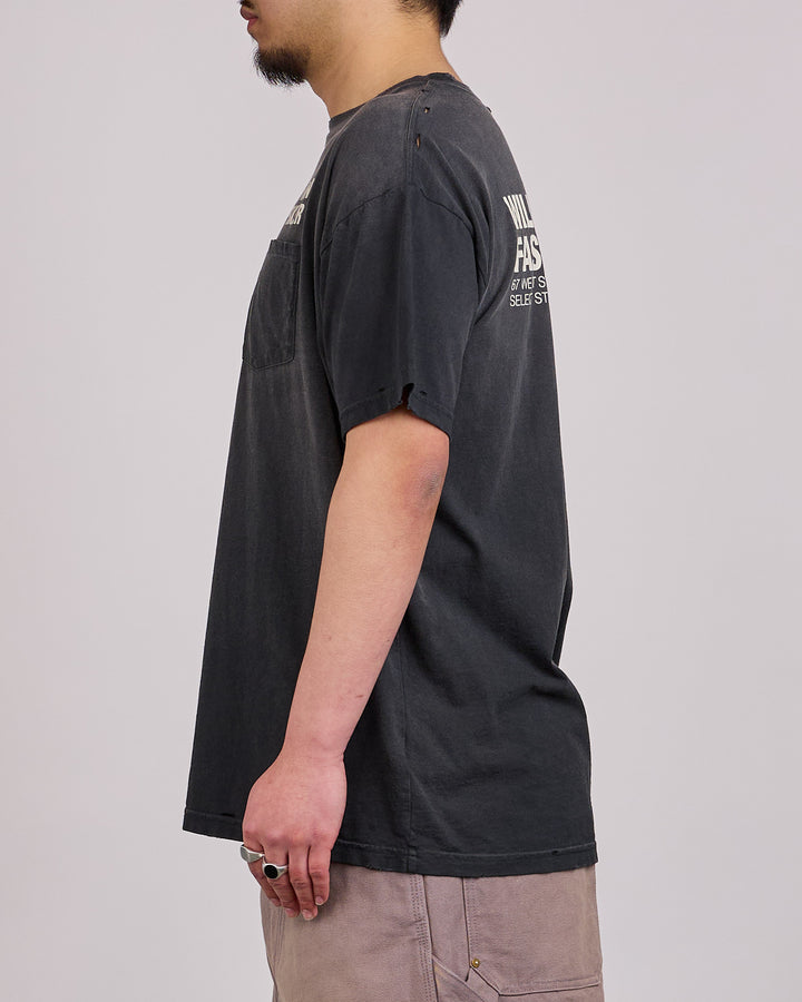 Willy Chavarria Fashion Worker Easy T-Shirt Black