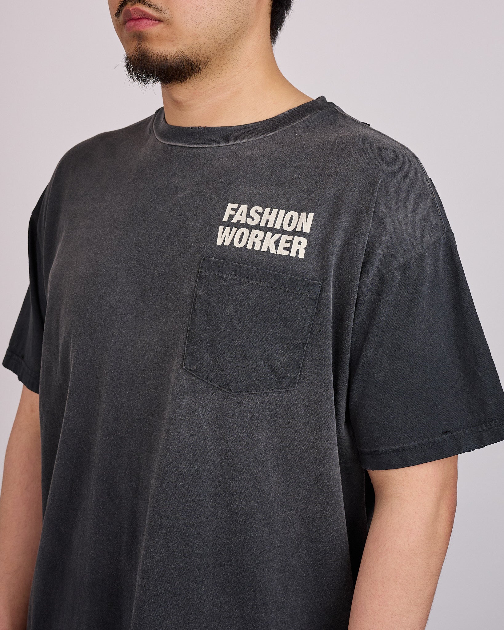 Willy Chavarria Fashion Worker Easy T-Shirt Black – LESS 17