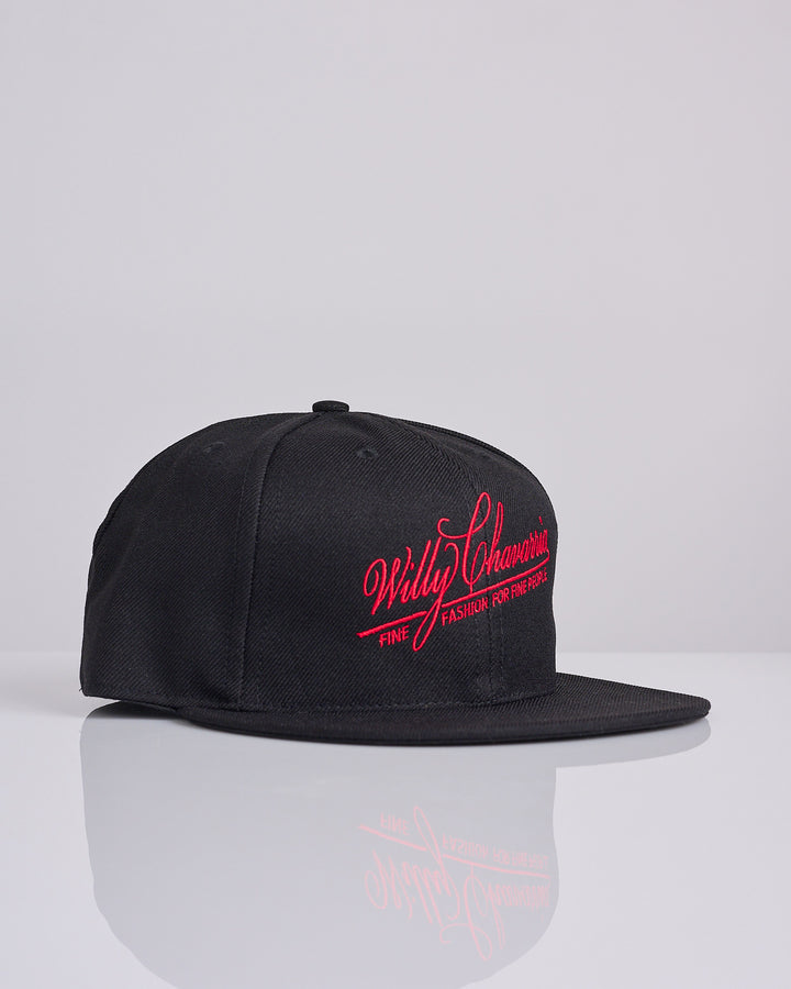 Willy Chavarria Fine Fashion Cap Black