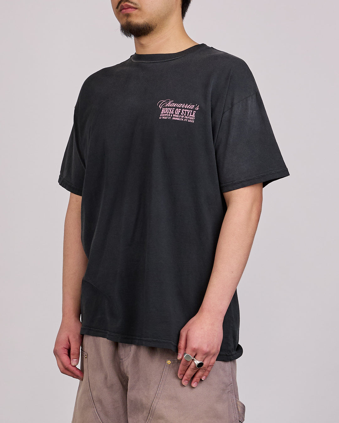 Willy Chavarria House of Style Easy T-Shirt Black