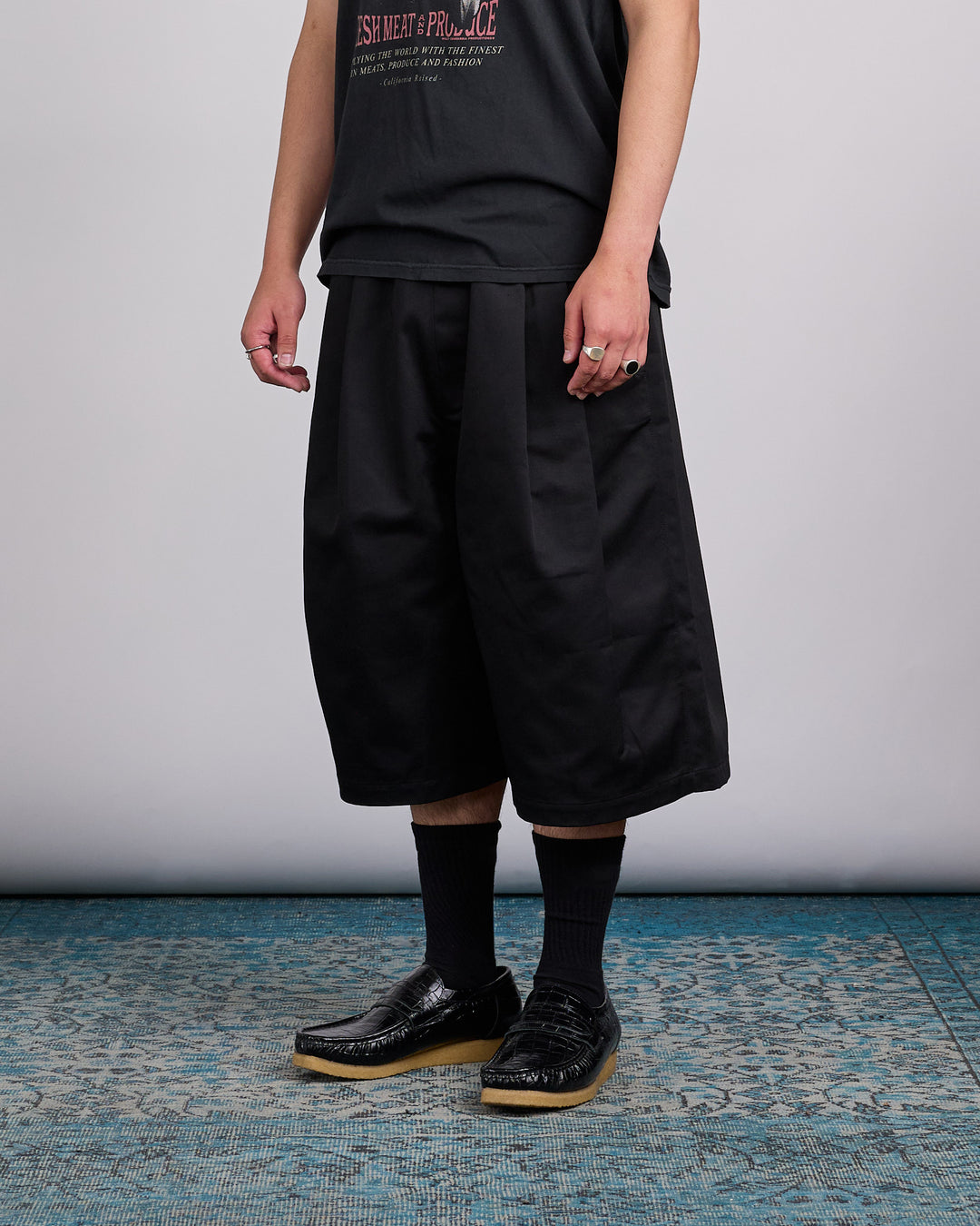 Willy Chavarria Orale Elasticated Short Black