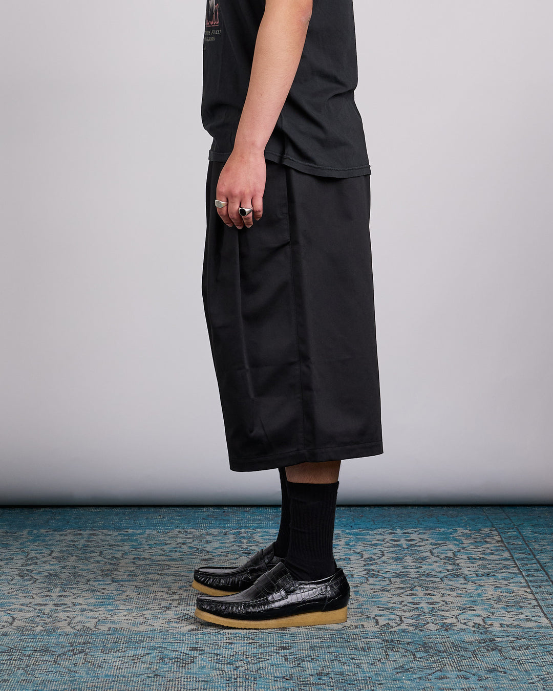 Willy Chavarria Orale Elasticated Short Black