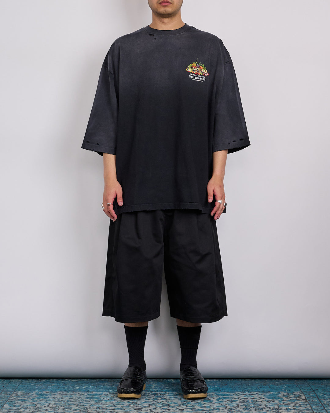 Willy Chavarria Produce Buffalo T-Shirt Black