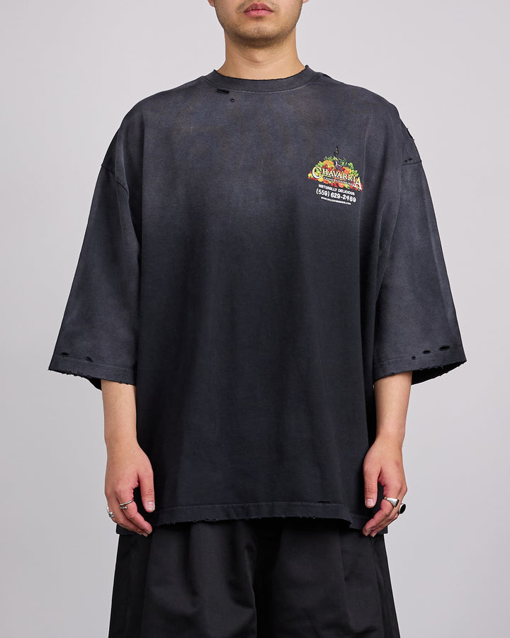 Willy Chavarria Produce Buffalo T-Shirt Black