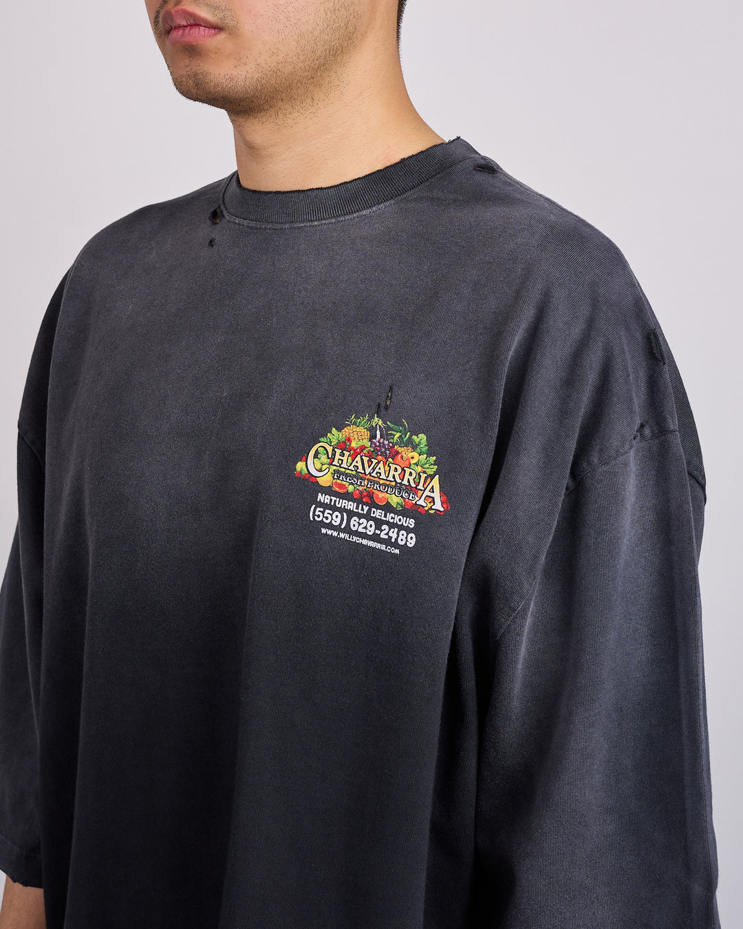 Willy Chavarria Produce Buffalo T-Shirt Black