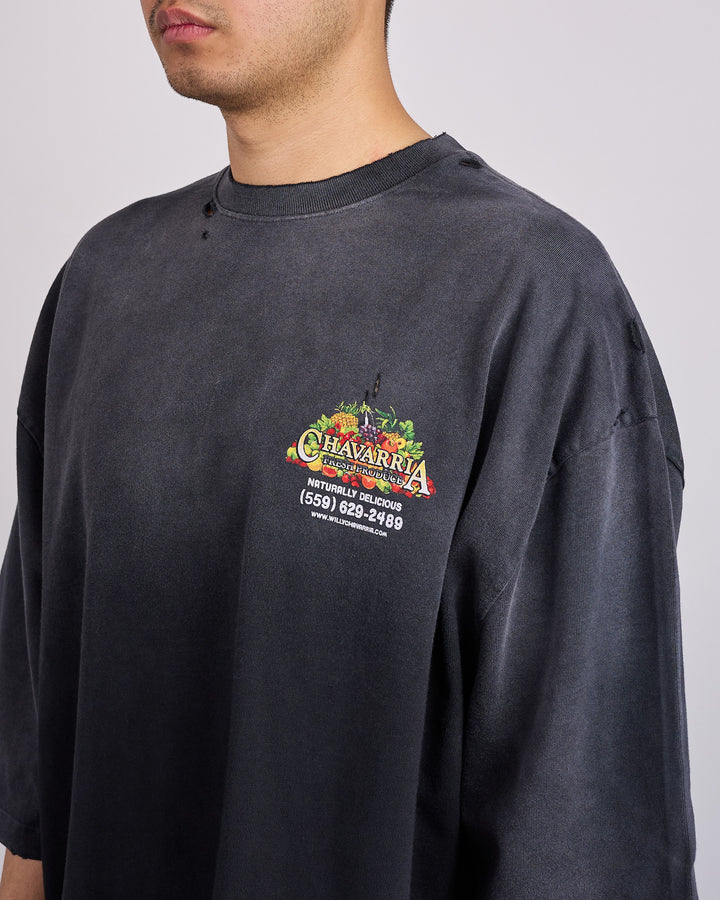 Willy Chavarria Produce Buffalo T-Shirt Black