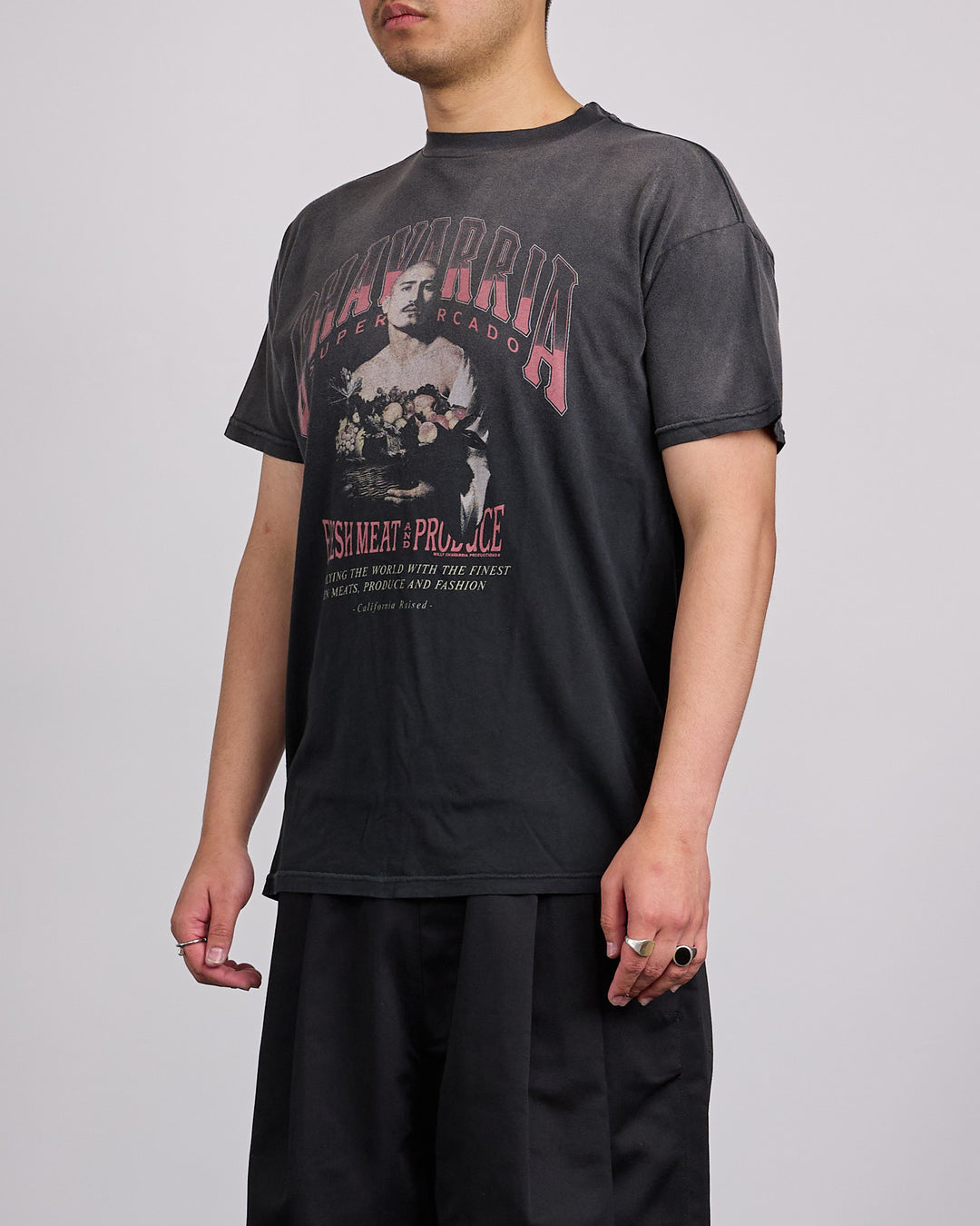 Willy Chavarria San Chachi Produce Easy T-Shirt Black