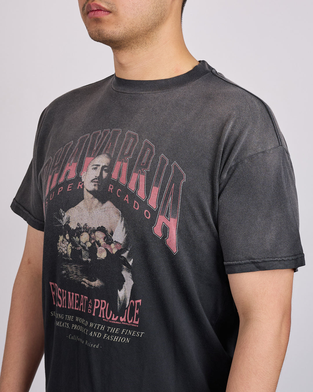 Willy Chavarria San Chachi Produce Easy T-Shirt Black