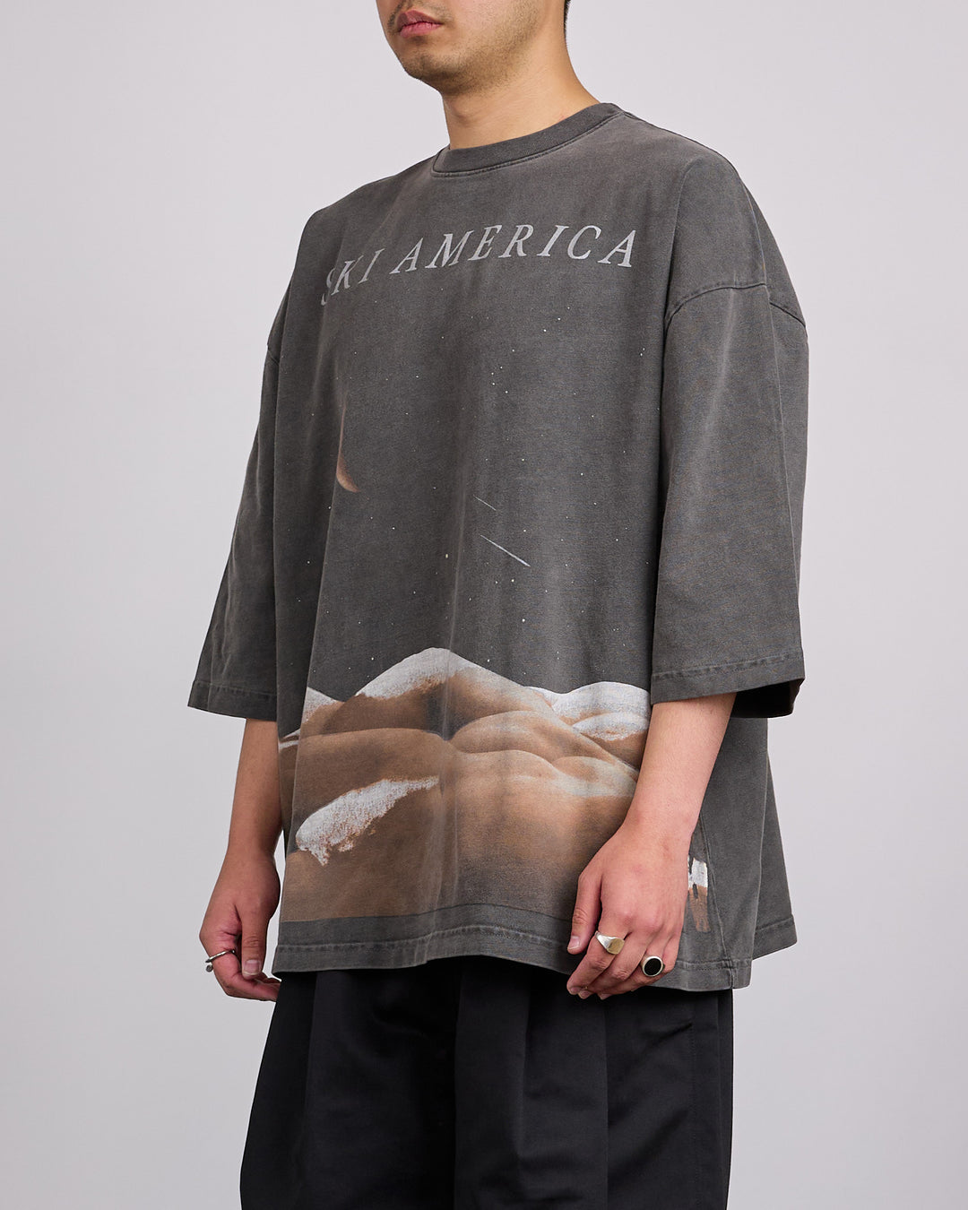 Willy Chavarria Ski America T-Shirt Black