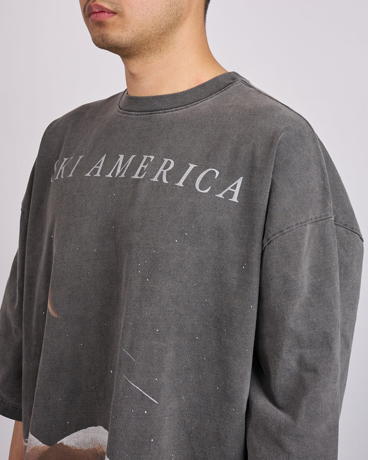 Willy Chavarria Ski America T-Shirt Black