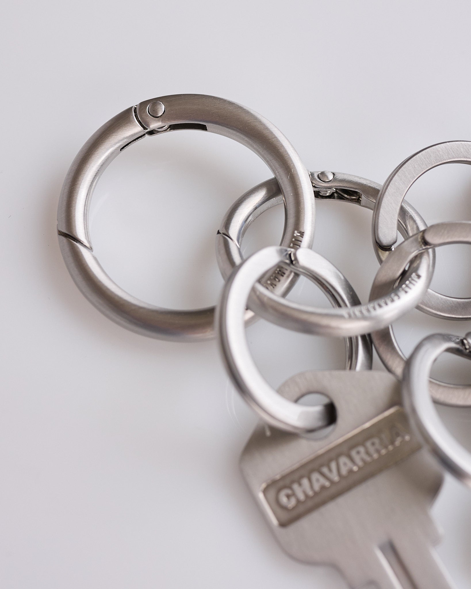 Willy Chavarria Staff Key Fobs Shiny Nickel – LESS 17