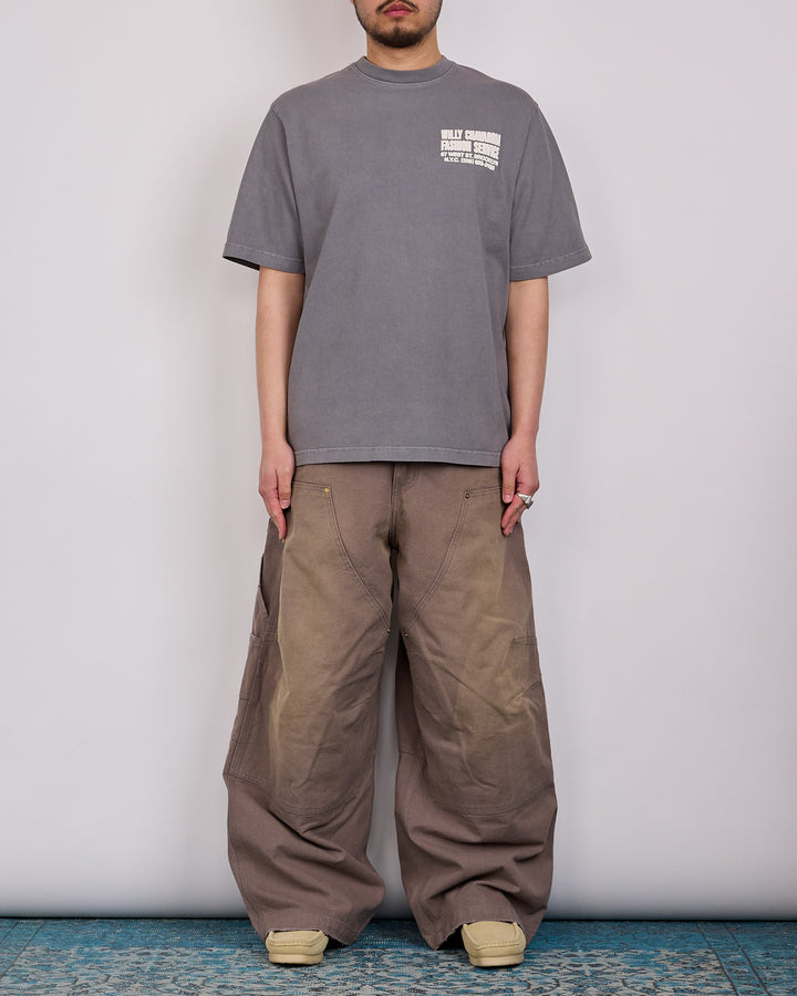 Willy Chavarria Stockton Double Knee Pant Concrete