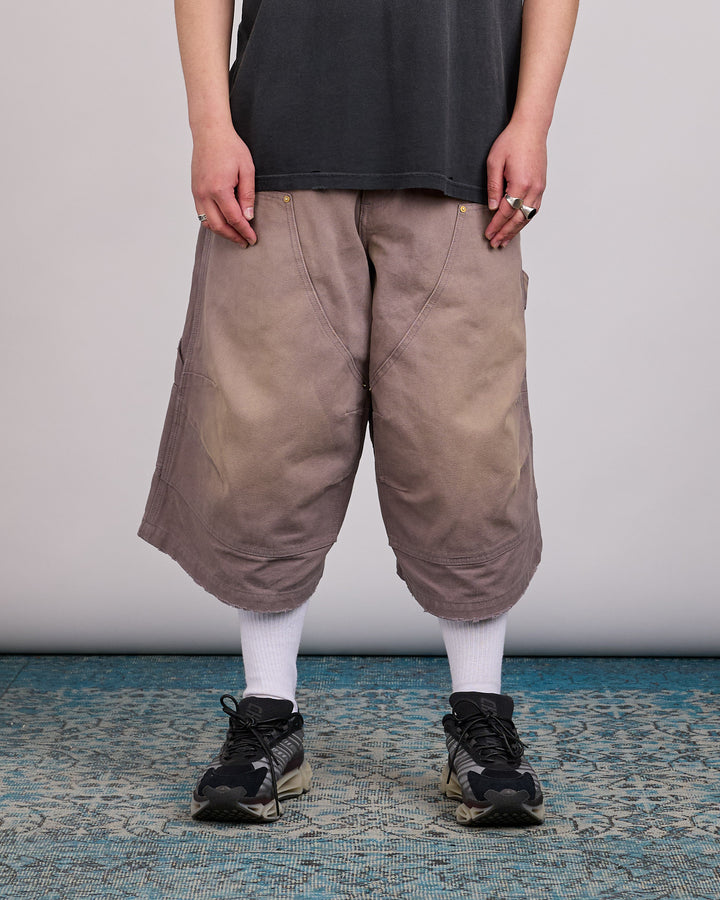 Willy Chavarria Stockton Double Knee Short Concrete