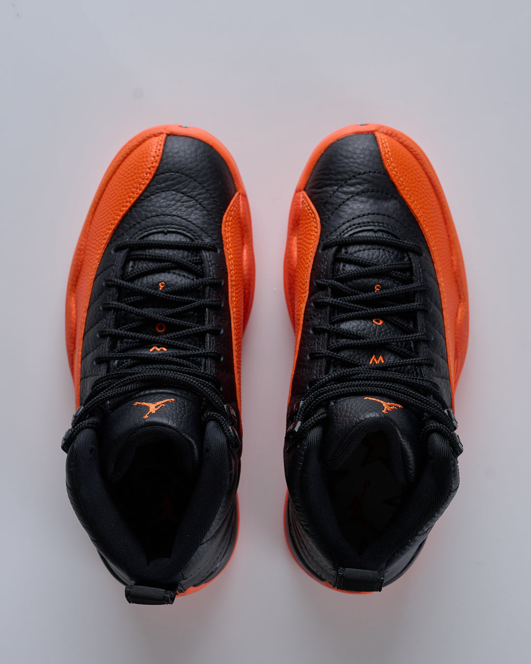 Nike Women's Air Jordan 12 Retro Black/Brilliant Orange-White