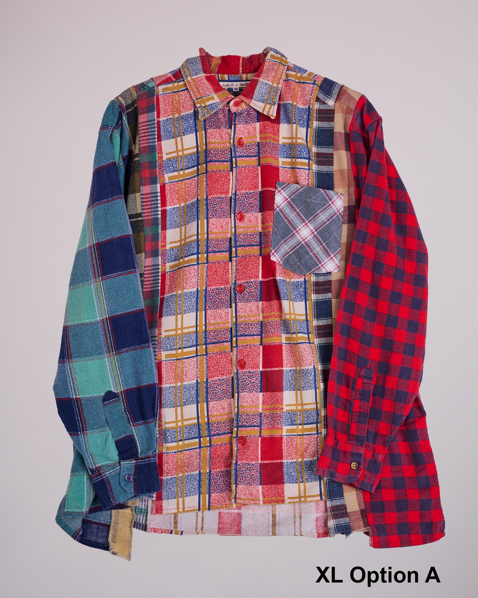 Needles 7-Cuts Flannel Rebuild Button Shirt Assorted Plaids – LESS 17