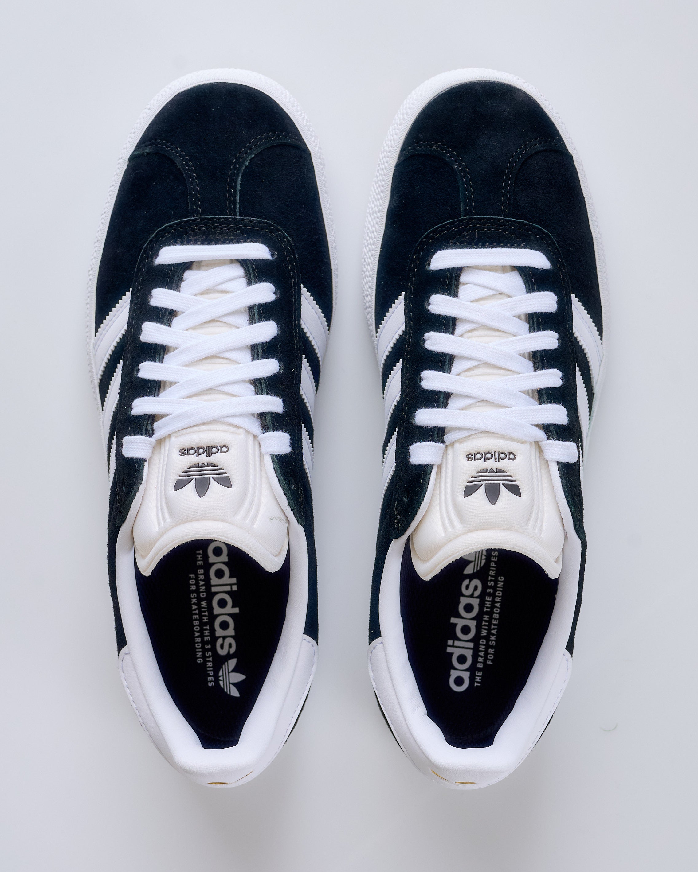 adidas Men's Gazelle ADV Black / White – LESS 17