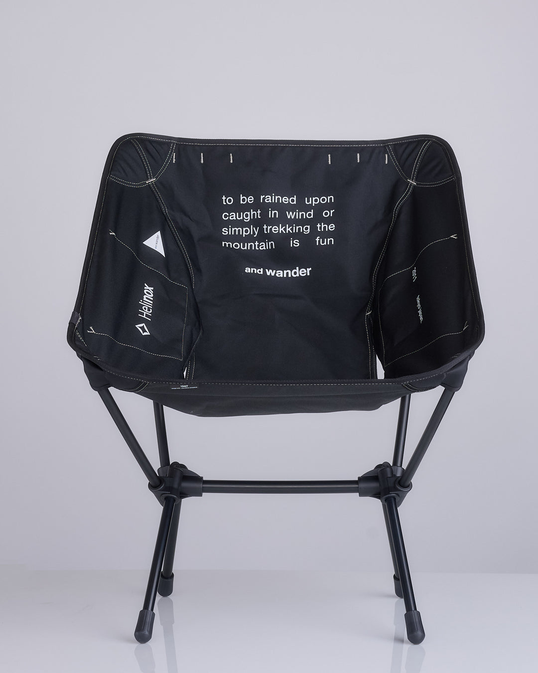 and wander Helinox Folding Chair One Black