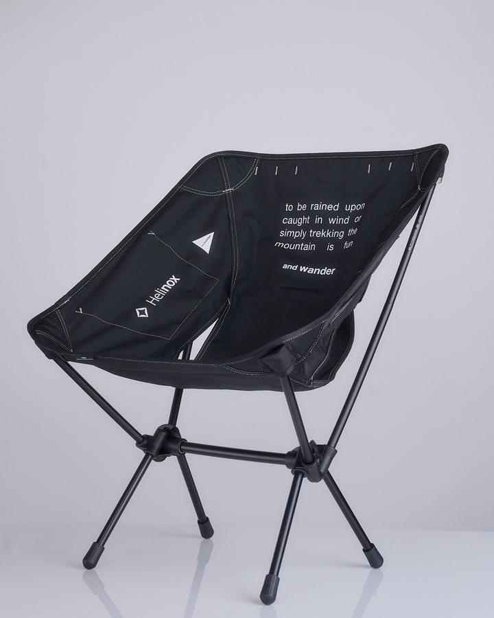 and wander Helinox Folding Chair One Black