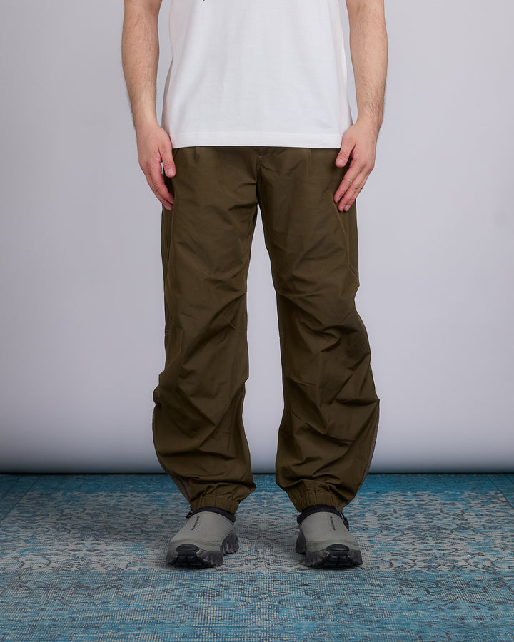 and wander High Count Side Zip Hem Pant Dark Khaki