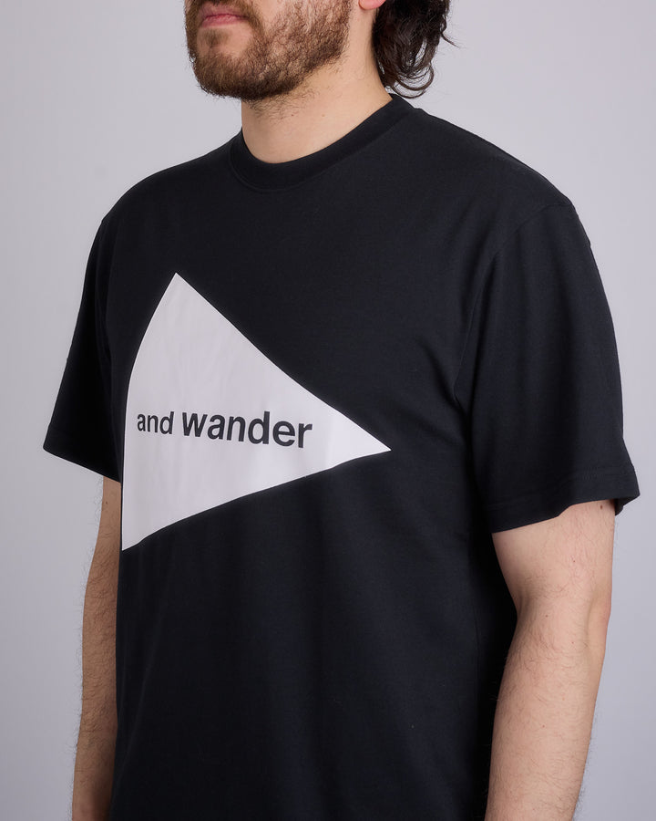 and wander Logo T-Shirt Black