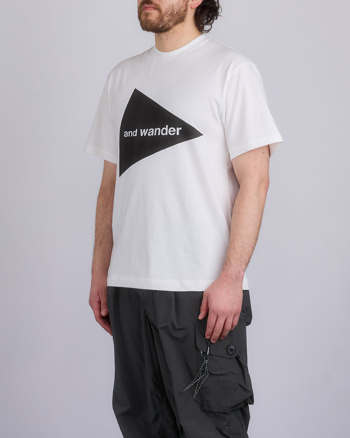 and wander Logo T-Shirt White