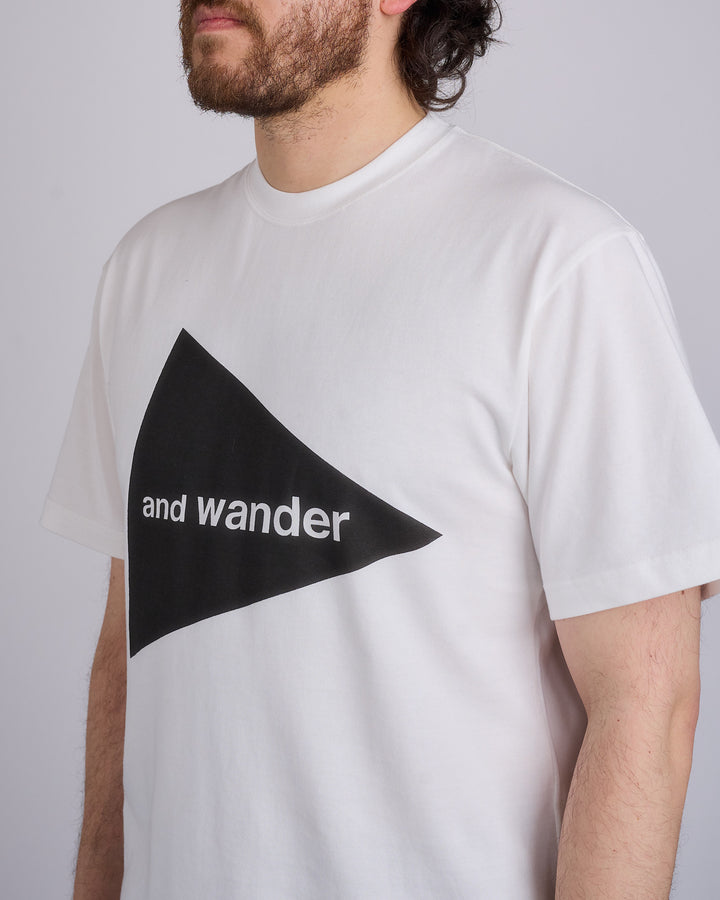 and wander Logo T-Shirt White