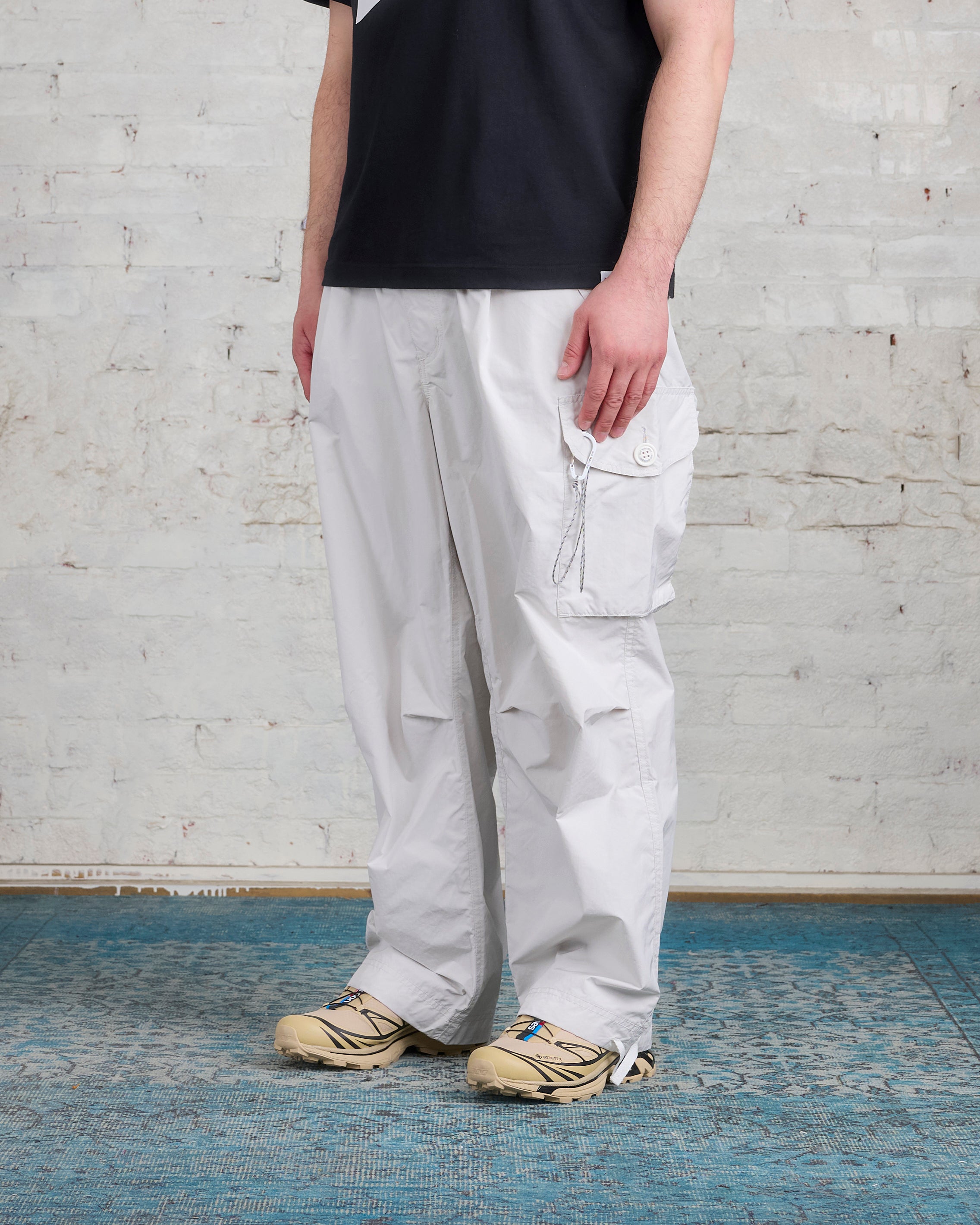 and wander Oversized Cargo Pant Off White – LESS 17