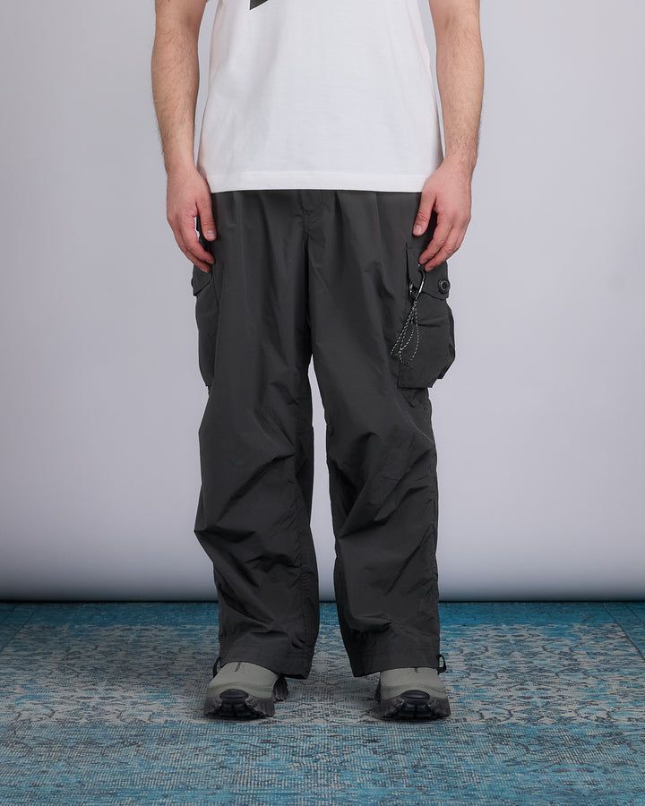 and wander Oversized Silhouette Cargo Pant Charcoal