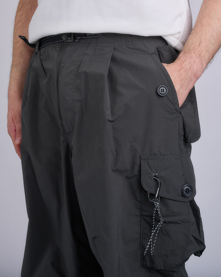 and wander Oversized Silhouette Cargo Pant Charcoal