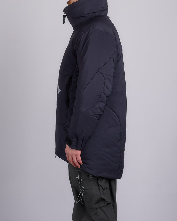 and wander Top Fleece Coat Black