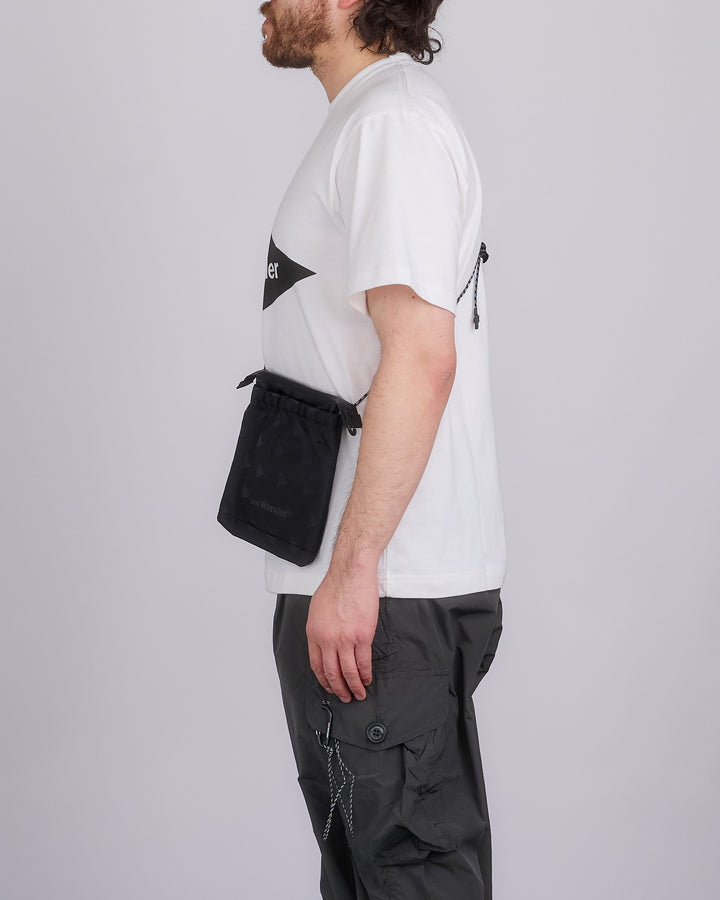 and wander Triangle JQ Sacoche Bag Black