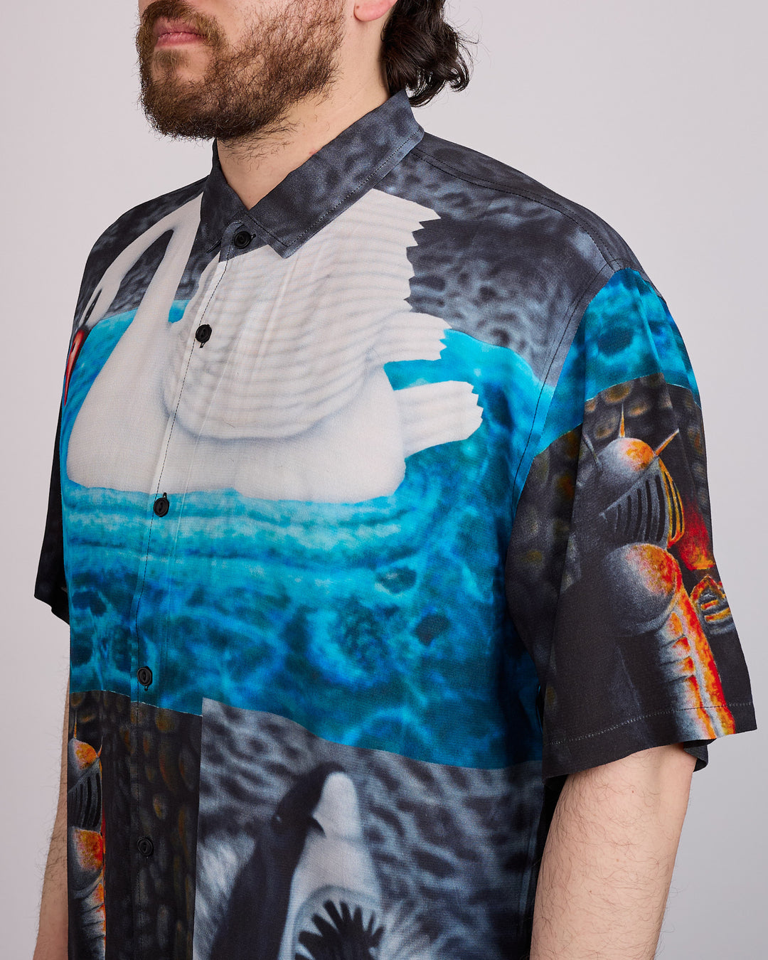 Brain Dead Copia Button Shirt Multi
