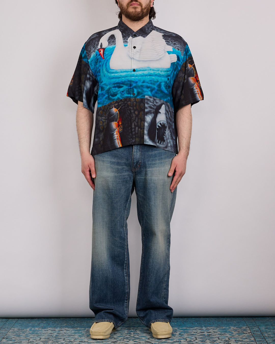 Brain Dead Copia Button Shirt Multi