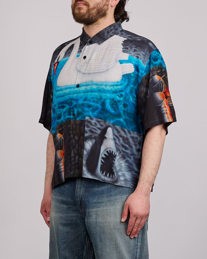 Brain Dead Copia Button Shirt Multi