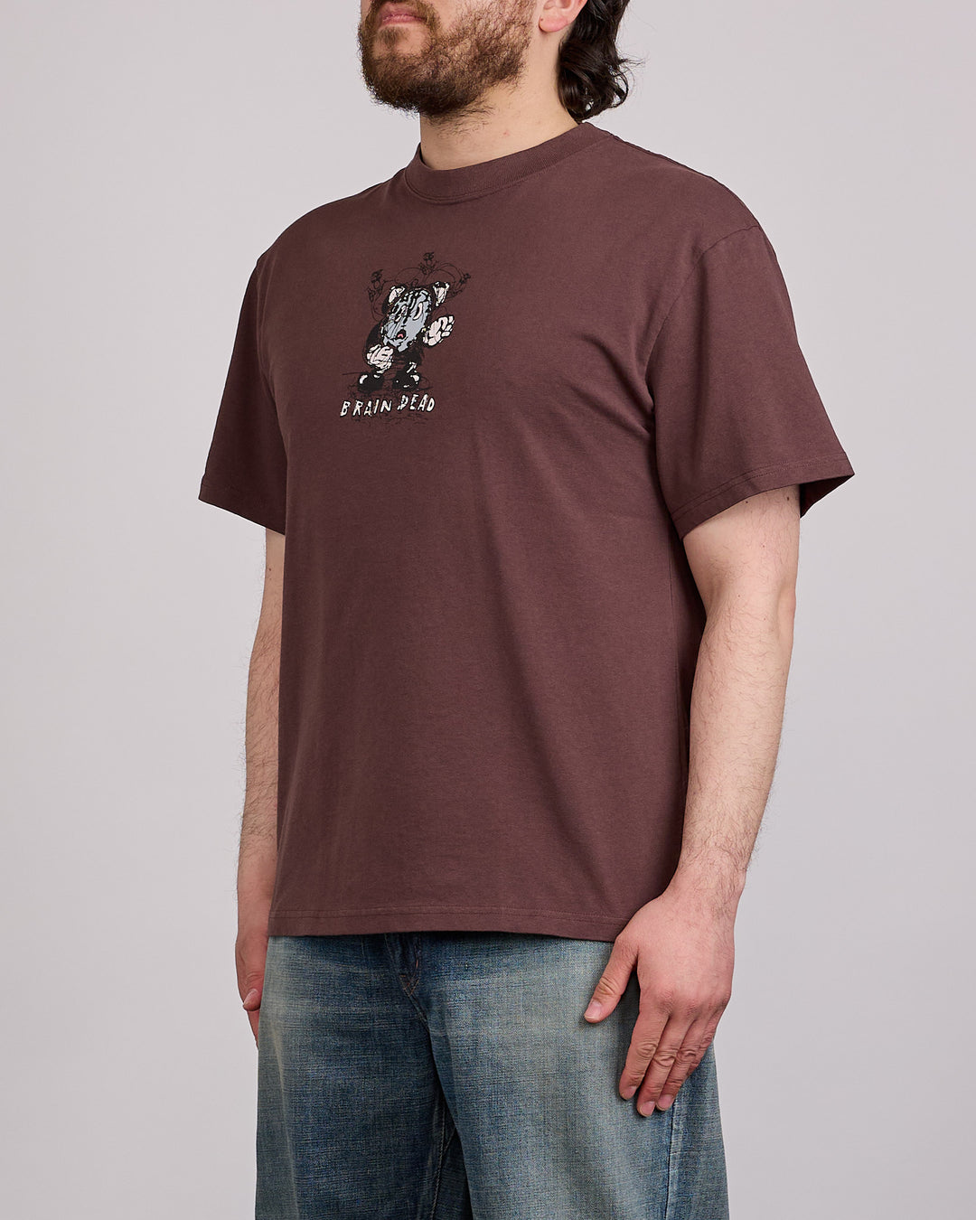 Brain Dead Time is Nigh T-Shirt Berry