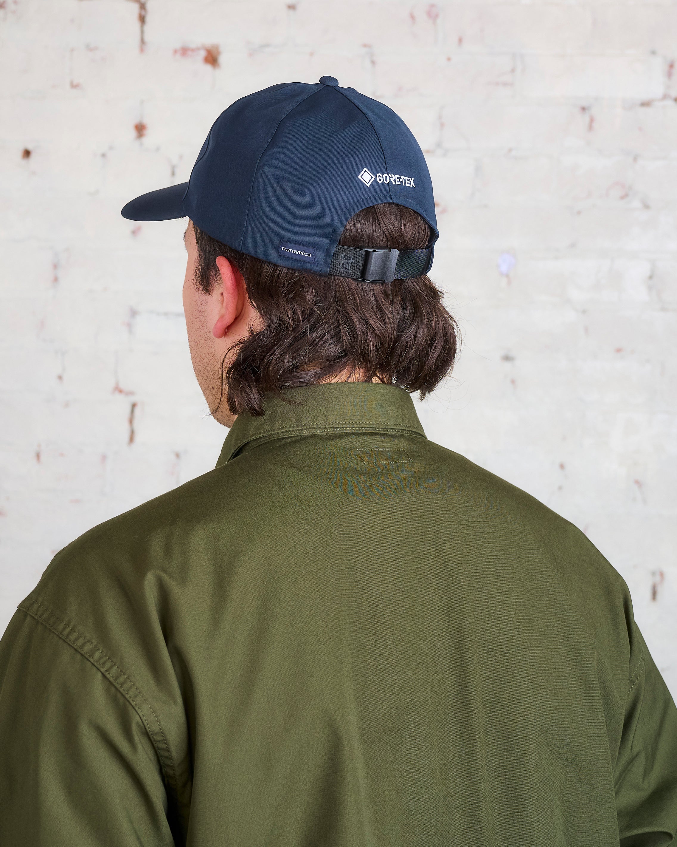 nanamica 2L GORE-TEX Polyester Twill 6-Panel Cap Navy