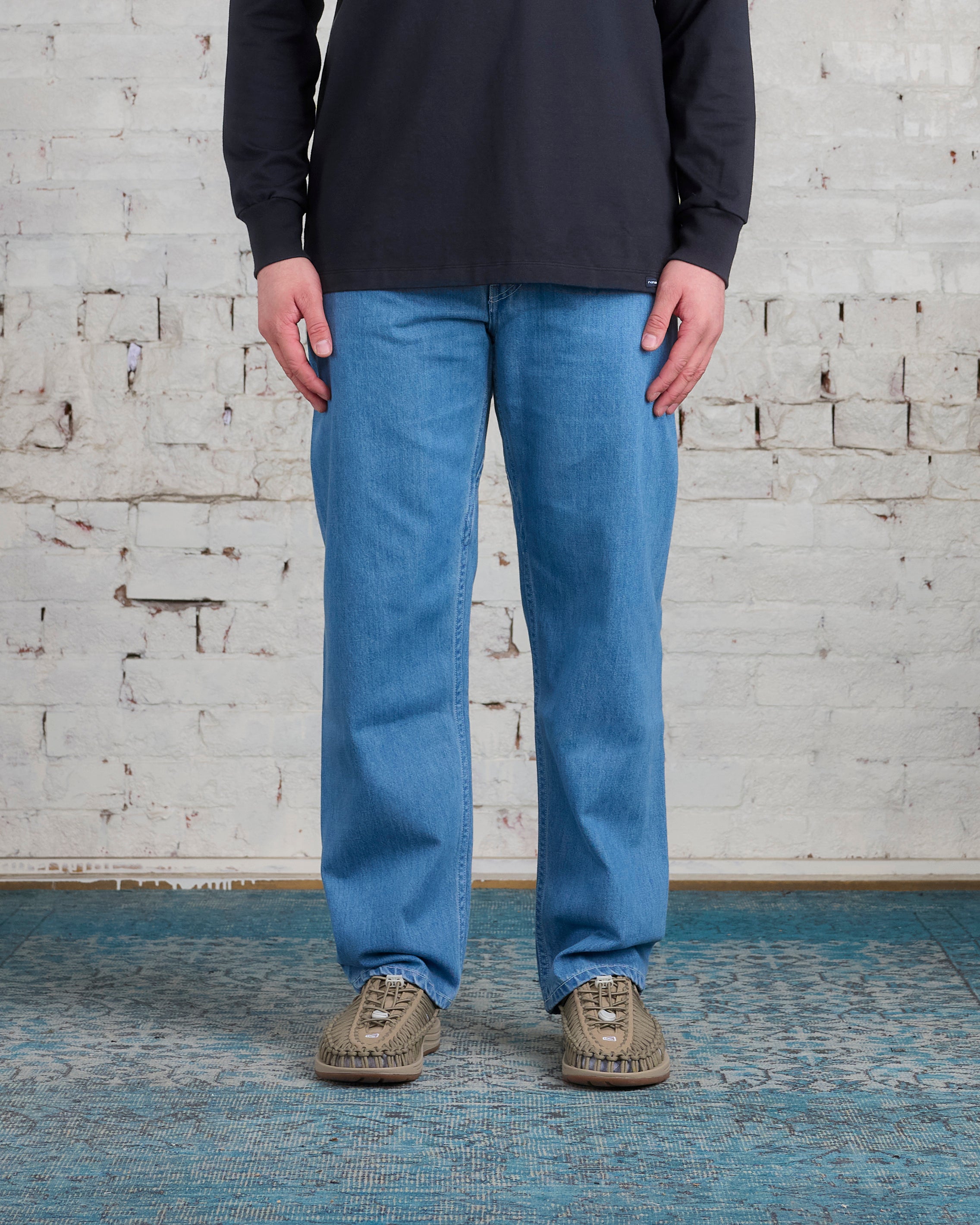 nanamica 5-Pockets Straight Denim Pant Indigo Bleach