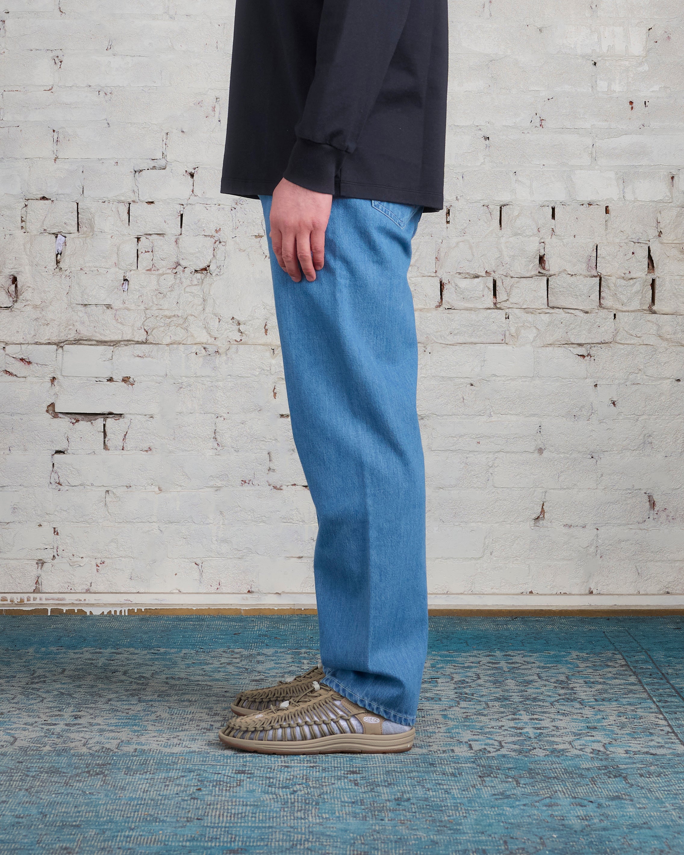 nanamica 5-Pockets Straight Denim Pant Indigo Bleach