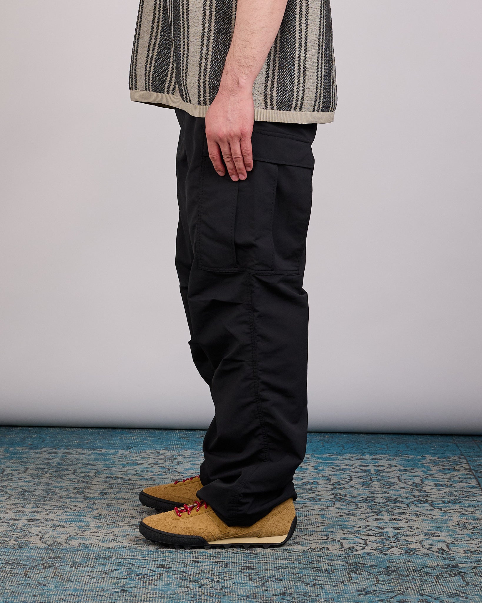 nanamica ALPHADRY Cargo Field Pant Black – LESS 17