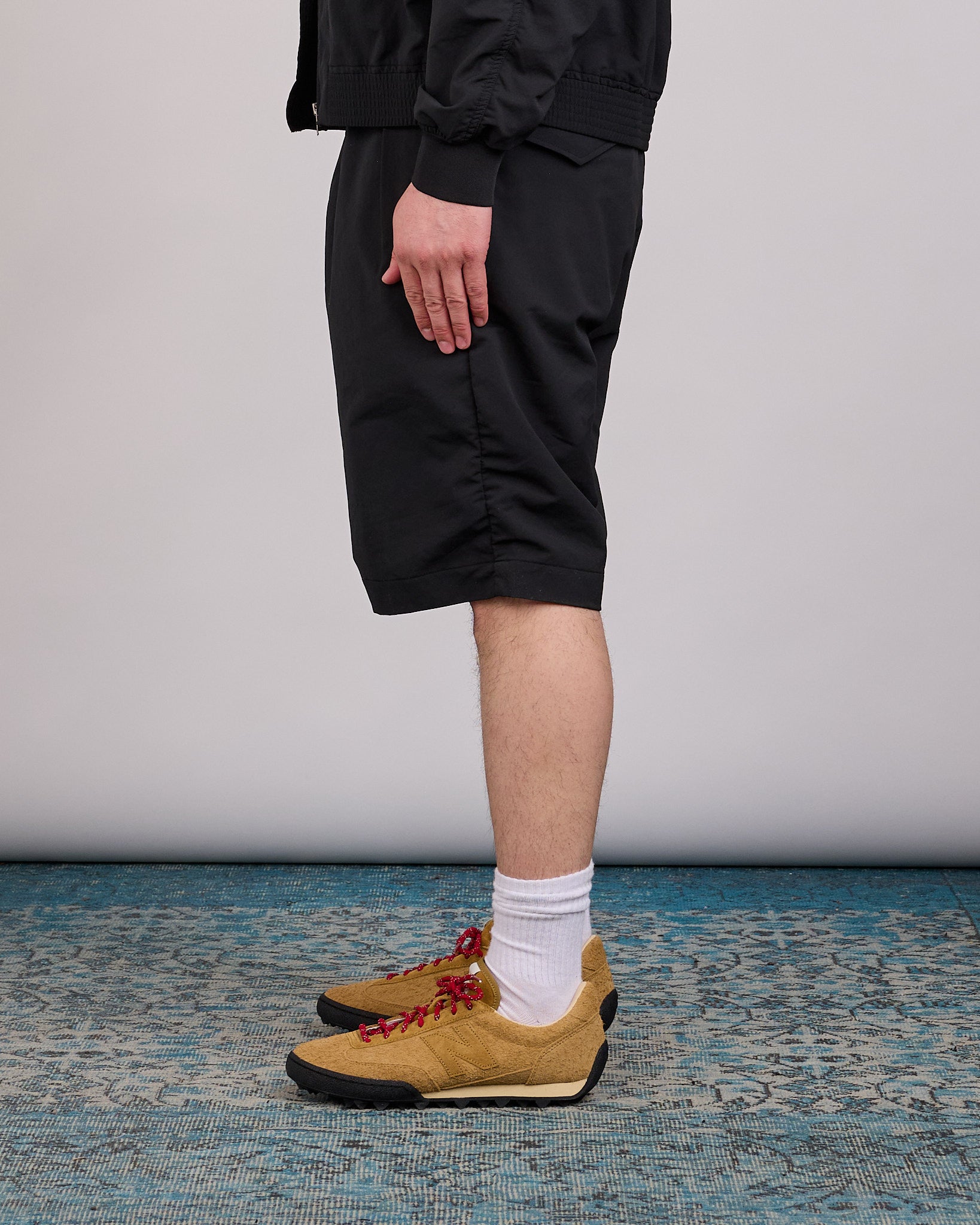 パンツ nanamica ALPHADRY Double Pleats Short nanamica ALPHADRY Double Pleated Short Black – LESS 17