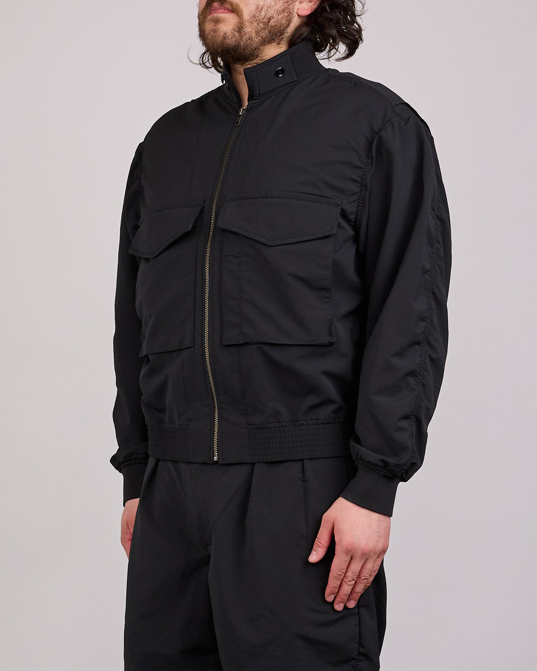 nanamica ALPHADRY Field Jacket Black