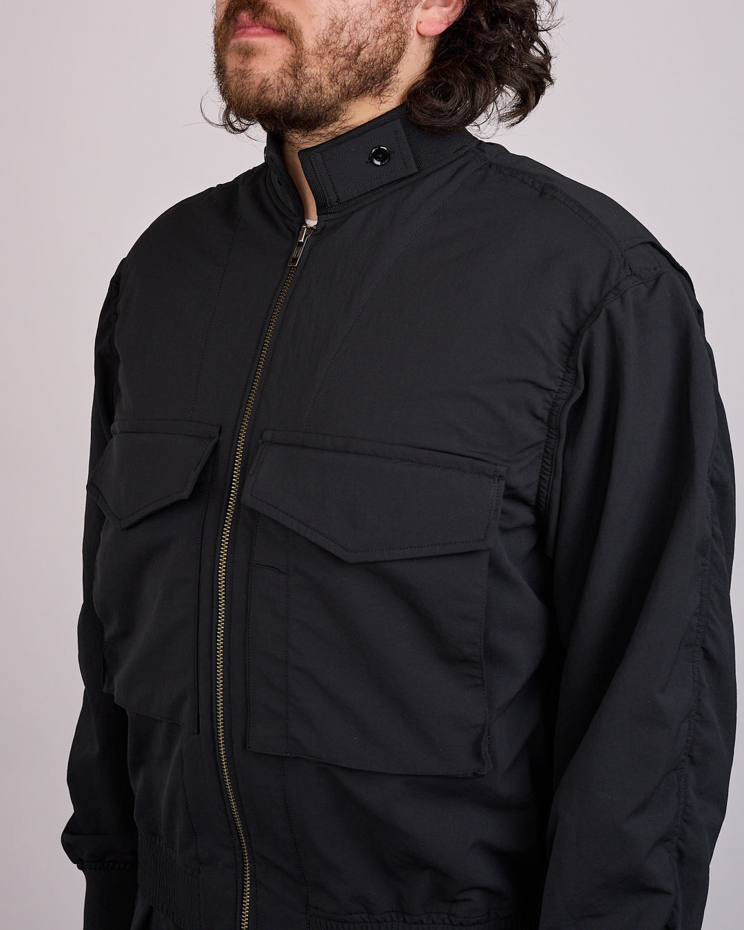 nanamica ALPHADRY Field Jacket Black