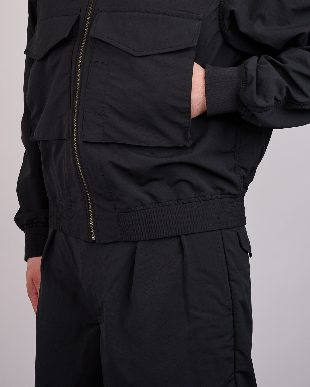 nanamica ALPHADRY Field Jacket Black