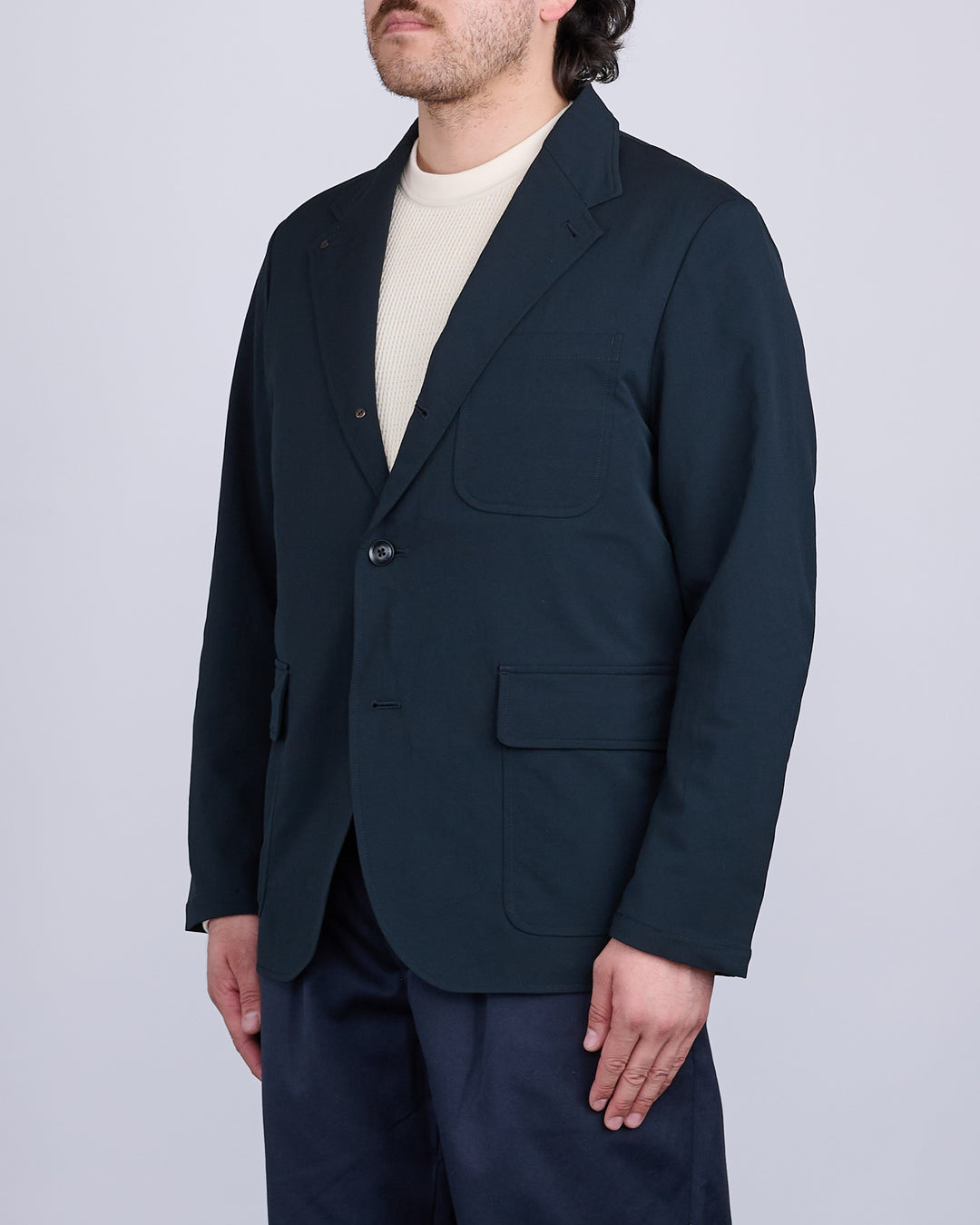 nanamica ALPHADRY KODENSHI Club Blazer Black