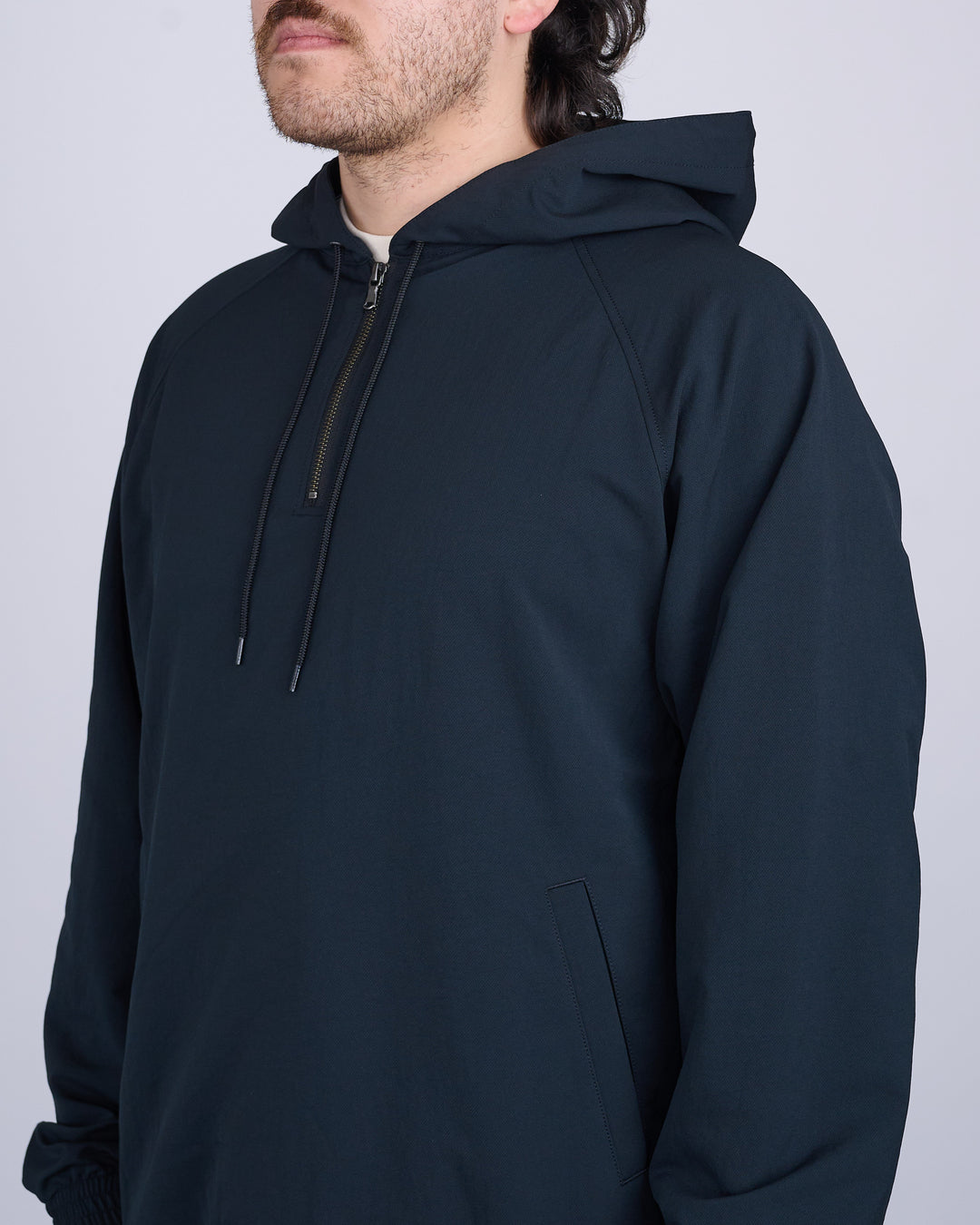 nanamica ALPHADRY KODENSHI Hoodie Black