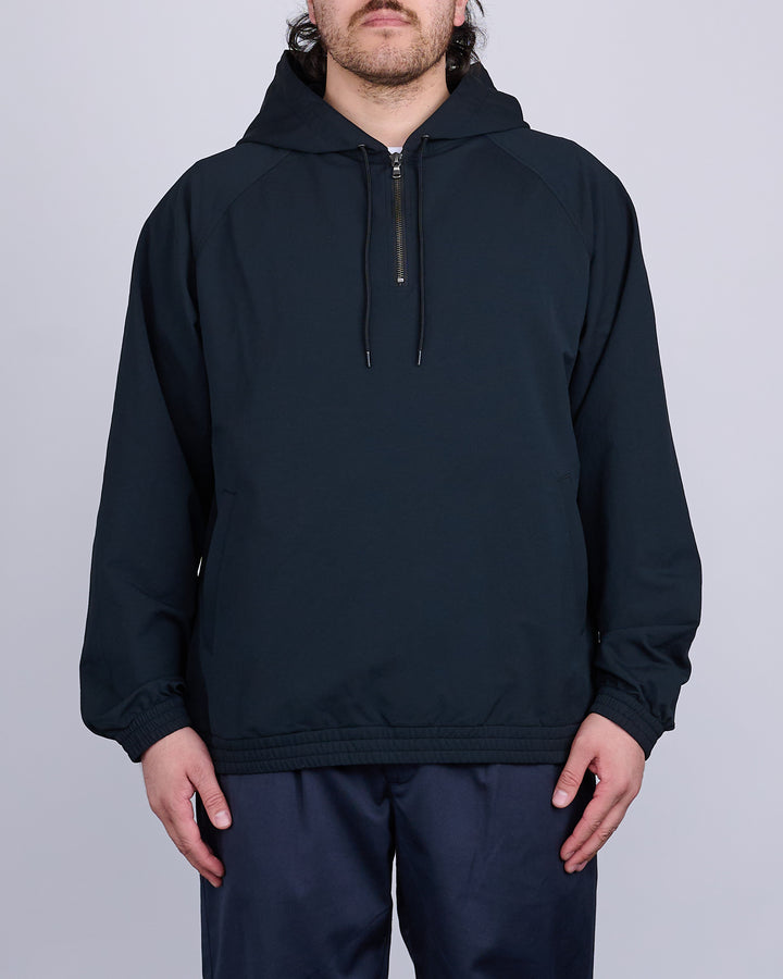 nanamica ALPHADRY KODENSHI Hoodie Black