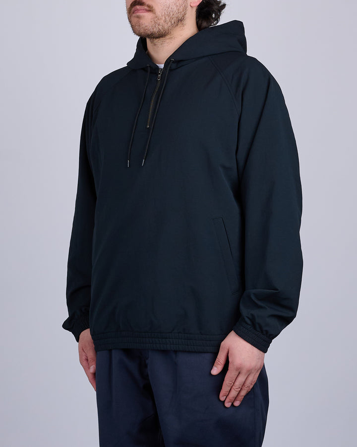 nanamica ALPHADRY KODENSHI Hoodie Black