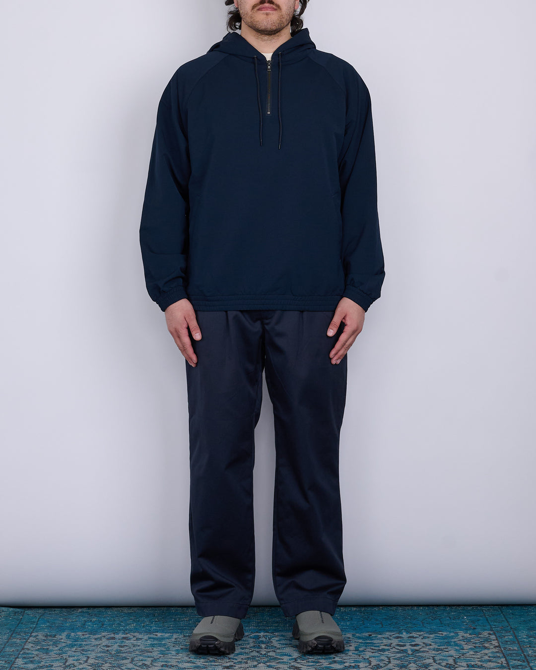 nanamica ALPHADRY KODENSHI Hoodie Navy