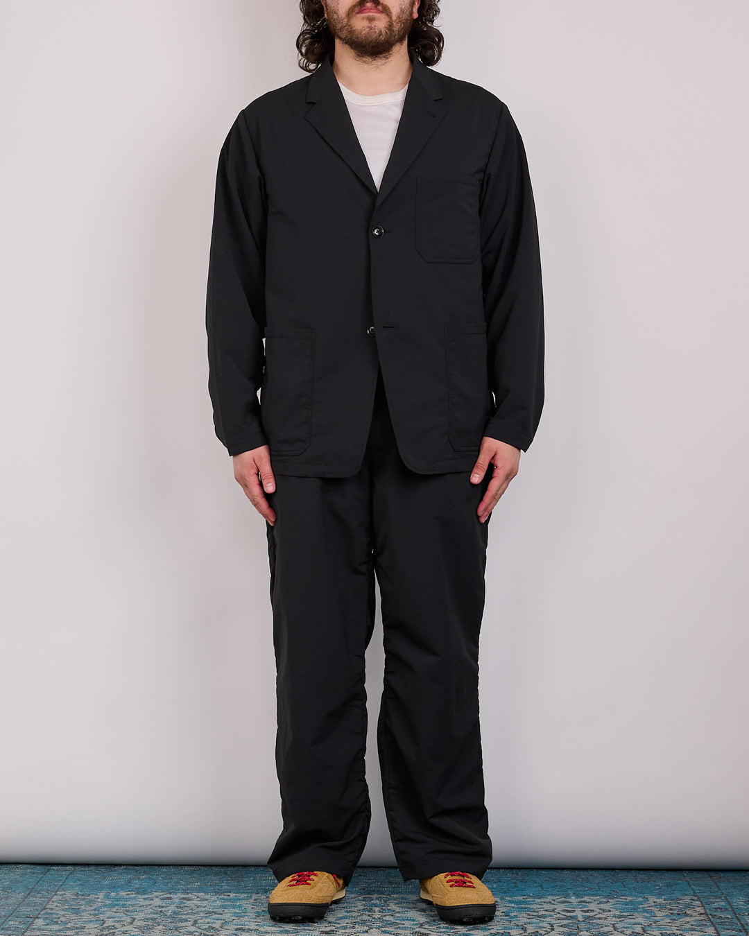 nanamica ALPHADRY Single Breasted Club Jacket Blazer Black